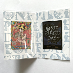 ONE PIECE DAY 2025 Luffy P-110 Premium Card Collection BANDAI Official SEALED - Image 2