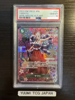 PSA 10 Yamato OP-05 OP05-121 SEC Special Japanese from Japan One Piece Card - Image 1