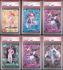 PSA 10 Complete set 6 SP Emperors in the New World ONE PIECE Card Japanese OP09 - Image 3