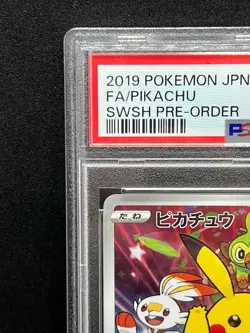PSA 10 Gem Mint Pokemon Pikachu 001/S-P Promo SWSH Full Art Card Holo Japanese - Image 3