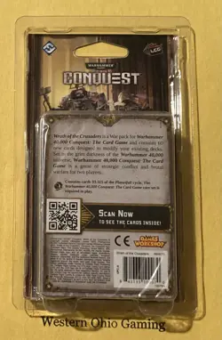 Warhammer 40k Wrath of the Crusaders War Pack NEW Conquest Card Game - Image 2