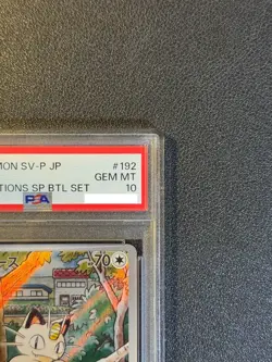 PSA 10 Meowth AR 192/SV-P Pokemon Card Starter Deck Generations Promo Japanese - Image 4