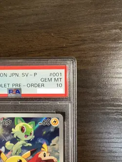 PSA 10 Pikachu 001/SV-P Promo Pre-Order Scarlet & Violet Pokemon Card Japanese - Image 4