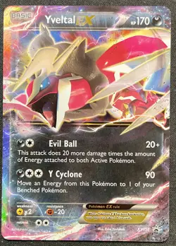 Pokemon Yveltal EX XY150 Ultra Rare Black Star Promo NM ENN Cards - Image 1
