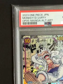 PSA 10 Luffy Nika OP05-119 Manga Alt Art Comic Parallel ONE PIECE Card Japanese - Image 3