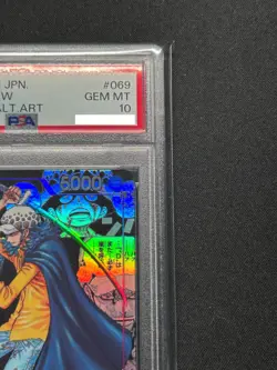 PSA 10 Trafalgar Law OP05-069 Comic Parallel Manga Art One Piece Card Japanese - Image 4