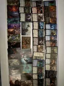 Magic the Gathering MTG LoTR Showcase Art Surge Foil Lot/ Common w/ Dice - Image 1