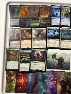 Magic the Gathering MTG LoTR Showcase Art Surge Foil Lot/ Common w/ Dice - Image 2