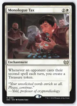 Monologue Tax R Commander: Duskmourn: House of Horror 100 NM - Image 1