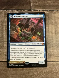 Norman Osborn MTG Mythic Rare Magic: The Gathering Marvel Spider-Man Villain - Image 1