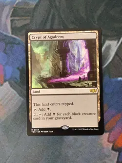 Crypt of Agadeem | 7% Off 2+ | Tarkir: Dragonstorm | NM | MTG - Image 1