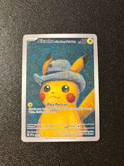 Pikachu Pokemon Van Gogh fan card version, Brand new, NM or M condition - Image 1