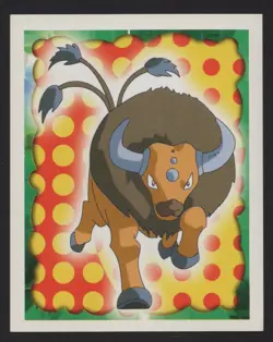 TAUROS STICKER #128 POKEMON SERIE 1 COLLECTION MERLIN 1999 - Image 1
