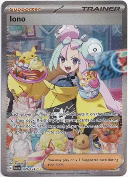 Pokemon Iono Secret Illustration Rare Paldea Evolved 269/193 NM English - Image 1