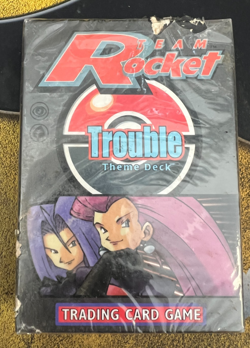 Pokemon SEALED Trouble Theme Deck - Team Rocket WOTC 2000 - BOX DAMAGE - Image 1