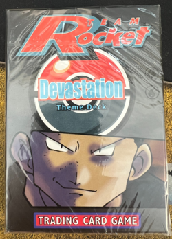 Pokemon SEALED Devastation Theme Deck - Team Rocket Grass/Water WOTC 2000 - Image 1