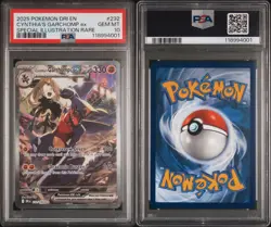 2025 Pokemon DRI EN-Destined Rivals #232 Cynthia’s Garchomp PSA 10 Gem Mint SIR - Image 4