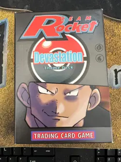 Pokemon OPENED Team Rocket Devastation Theme Deck!! GOOD CONDITION - Image 2