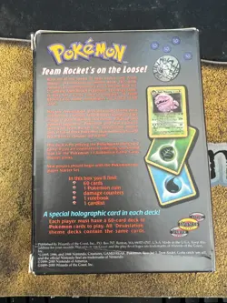 Pokemon OPENED Team Rocket Devastation Theme Deck!! GOOD CONDITION - Image 3