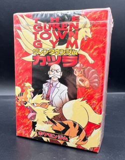 Pokemon FACTORY SEALED JAPANESE Blaine Guren Town Gym Theme Deck!! - Image 1