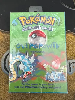 Pokemon SEALED Overgrowth Theme Deck - Base Set Grass/Water WOTC 1999 - Image 1