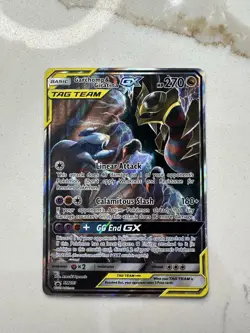 Pokemon TCG Tag Team Garchomp and Giratina GX SM193 Alternate Art Promo - NM - Image 1