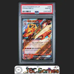 Charizard ex Japanese Svg Special Deck Set ex #009 PSA 10 - Image 1