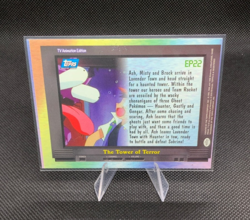2000 Topps Pokemon TV Animation edition- EP22 The Tower of Terror *blue* - Image 2