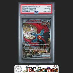 Roaring Moon ex Japanese Sv8A Terastal Fest ex #218 Special Art Rare PSA 10 - Image 1