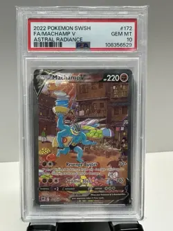 Pokemon Machamp V Astral Radiance Full Alt Art #172 PSA 10 Gem Mint - Image 1
