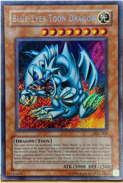 Blue-Eyes Toon Dragon (MRL-000) - Secret Rare - Yugioh *FREE SHIPPING - Image 1