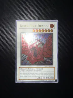 Black Rose Dragon Ultimate Rare CSOC-EN039 Unl. Ed. VLP - Image 3