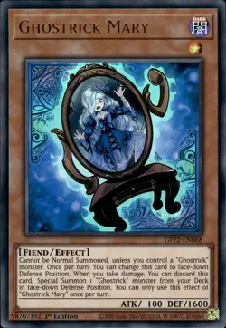 Ghostrick Mary - Ultra Rare 1st Edition GFP2-EN068 - NM - YuGiOh - Image 1