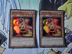 Jurrac Dino x2 HA04-EN015 Super Rare Unlimited Edition LP Condition - Image 1