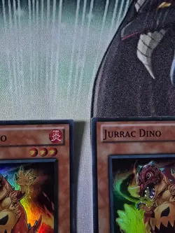 Jurrac Dino x2 HA04-EN015 Super Rare Unlimited Edition LP Condition - Image 3