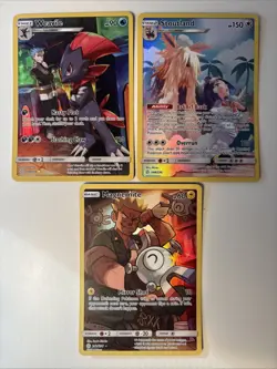 2019 Pokemon Cosmic Eclipse Secret Rare Trainer Card Lot - Image 1