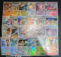 Pokemon TCG X24 Prismatic Evolutions Pokeball Card Bundle Holo Nm/m Pack Fresh - Image 1