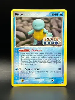 Ditto GAMES EXPO Card- Ex Delta Species 64/113-Super Rare Pokemon Promo -NM - Image 1