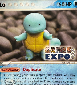Ditto GAMES EXPO Card- Ex Delta Species 64/113-Super Rare Pokemon Promo -NM - Image 2