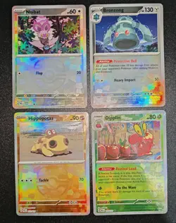 X4 Prismatic Evolutions Master Ball Bundle Pack Fresh Pokemon Cards Dipplin Nm/m - Image 1