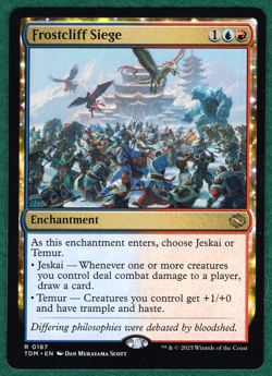 Frostcliff Siege - Tarkir: Dragonstorm TDM #187 - Magic: The Gathering MTG Card - Image 1