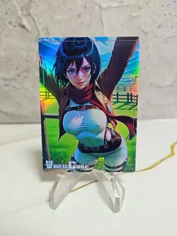 Mikasa Trading Card Waifu Goddess Story Anime Girl holo Karte Manga Full Art - Image 1