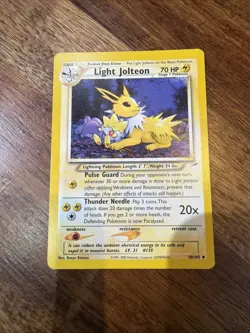 Pokemon TCG Light Jolteon Neo Destiny Card 48/105 Regular - Image 1