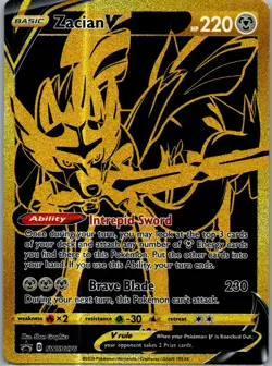 Zacian V Promo SWSH: Sword & Shield Promo Cards SWSH076 NM - Image 1