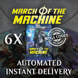 MTG MTGA Arena Code Card Prerelease 6 Booster Packs March of the Machine MOM - Image 1