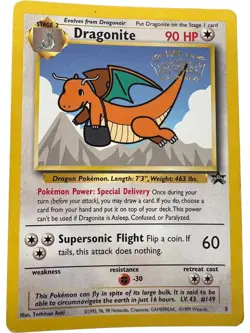 Dragonite Pokemon Card Kids WB Promo Special Delivery 1999 (I) T2348 D147 - Image 1