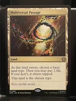 Multiversal Passage #180 NM/M MTG Spiderman Magic Card - Image 1