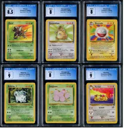 Pokemon 2000 Base Set 2 CGC Blue Label 8-9 NM-MT MINT Graded Cards Lot 6 - Image 1