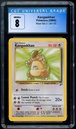 Pokemon 2000 Base Set 2 CGC Blue Label 8-9 NM-MT MINT Graded Cards Lot 6 - Image 4