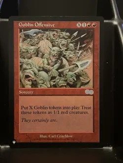 Goblin Offensive Urza's Saga Regular NM The List Mystery MTG Magic Card - Image 1